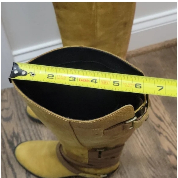Sorel Ladies Riding Boots in Yellow - Picture 10 of 11